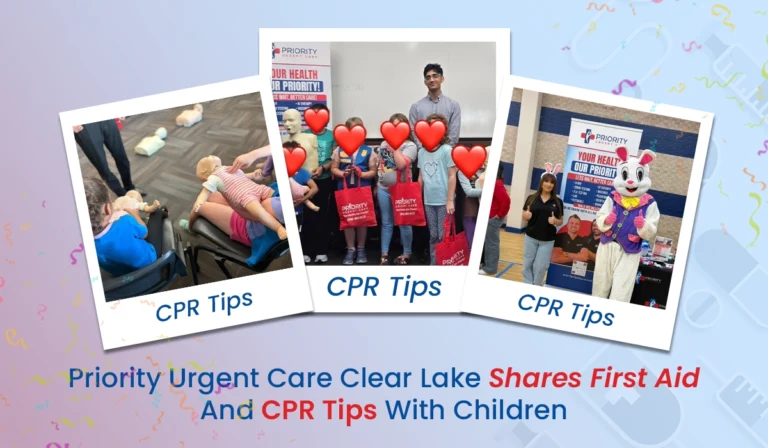 Priority Urgent Care Clear Lake Shares First Aid and CPR Tips with Children